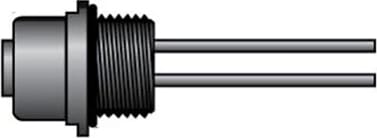 Ericson 94FRK1 Micro-Sync Single Key 1/4' NPT 4 Pole Female Receptacle