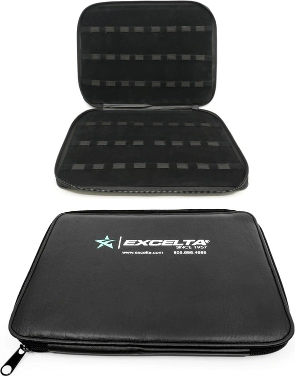 Excelta BLP-PL-NW - Tool Case, Vinyl, 48 Slots, 12' x 9' x 1'