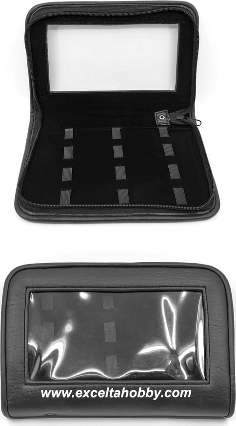 Excelta BLP-HOB - Tool Pouch, 12 Slot Letherette, 9' x 6' x 1.25'