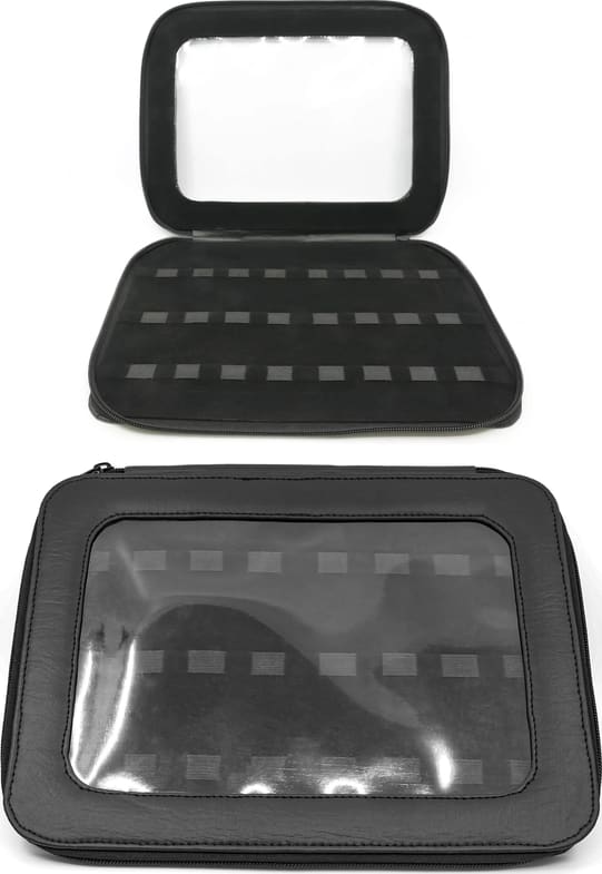 Excelta BLP-PL - 24 Slots Tool Pouch, 12' x 9' x 1', Letherette w/Window