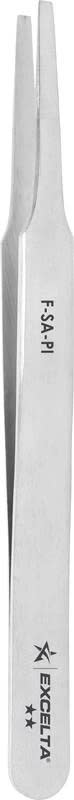 Excelta F-SA-PI - Tweezers, Style F, Straight Flat Point - Anti-Mag. SS, 2-Star