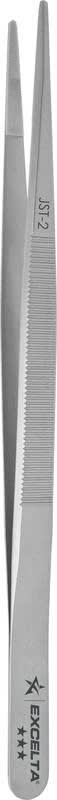 Excelta JST-2 - Straight Large .071' Point Tweezer, 6.38', Stainless Steel (AISI 440)