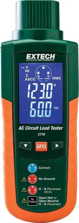 Extech CT70 - GFCI & AC Circuit Analyzer