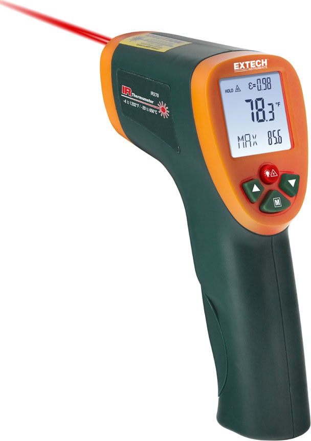 Extech IR270 - IR Thermometer with Color Alert