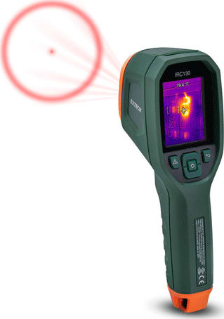 Extech IRC130 - Thermal Imager IR Thermometer with MSX