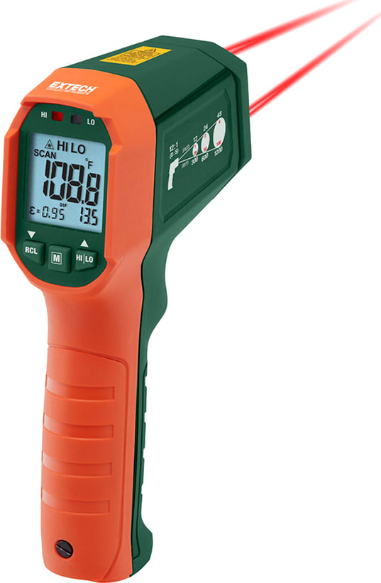 Extech IR320-NIST - Thermometer IR, Waterproof with NIST