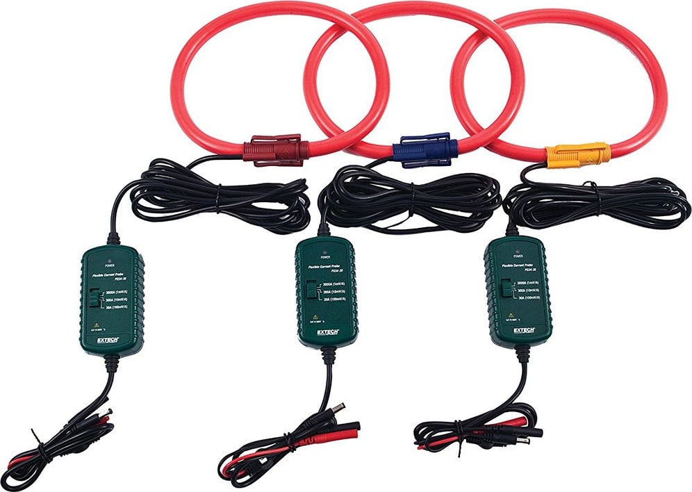 Extech PQ34-30 3000A Flexible Current Probes (Set of 3)