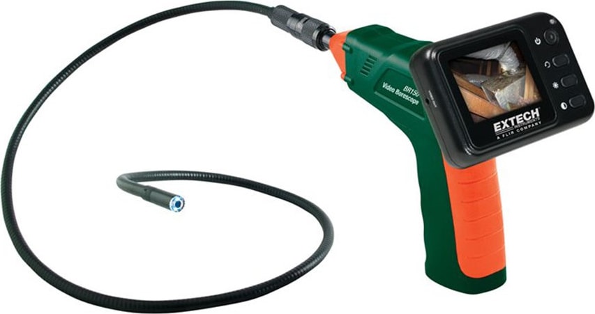 Extech BR150 Video Borescopes - Shaft Length: 1 M, Shaft Diameter: 9 MM, Screen Size: 2.4 IN