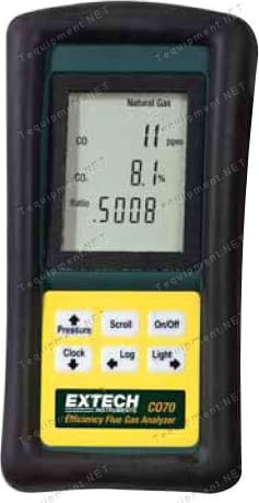 Extech CO70 Efficieny Flue Gas Analyzer (117VAC)