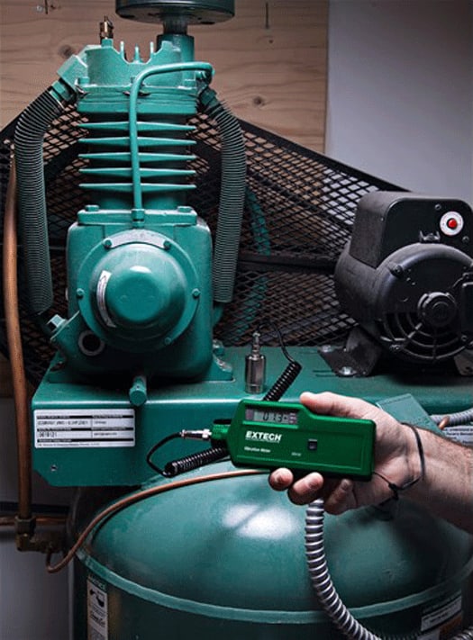 Extech VB450 - Vibration Meter - Accerlation Range: 199.9, Peak/Hold: Yes,
