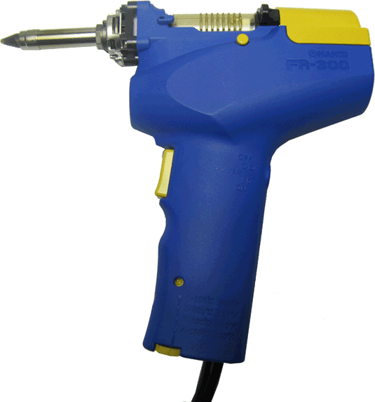 Hakko FR-300-N-KIT Desoldering Gun with extra nozzles and filter pack