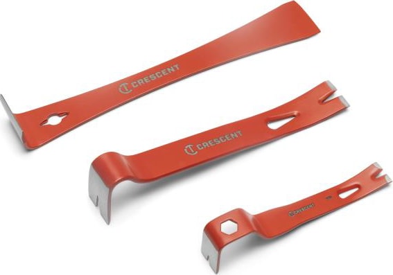 Crescent FB3PC - Pry Bar Set, 3-piece, Powder Paint, Alloy Steel