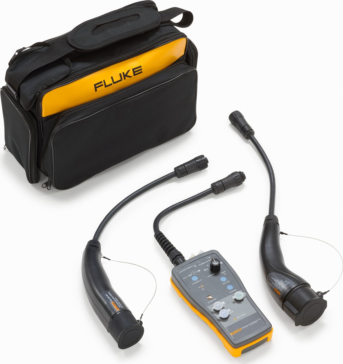 Fluke FEV100/TY1 & TSL - EV Kit with FEV100 Test Adapter and Connector for Tesla Station