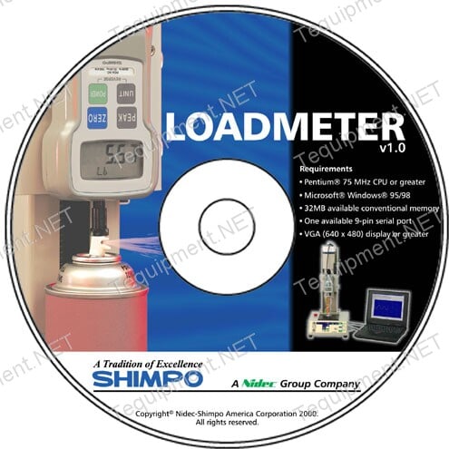 Shimpo FG-L1 Loadmeter Software