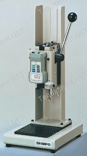 Shimpo FGS-50L Manual Test Stand - Vertical Lever Operated