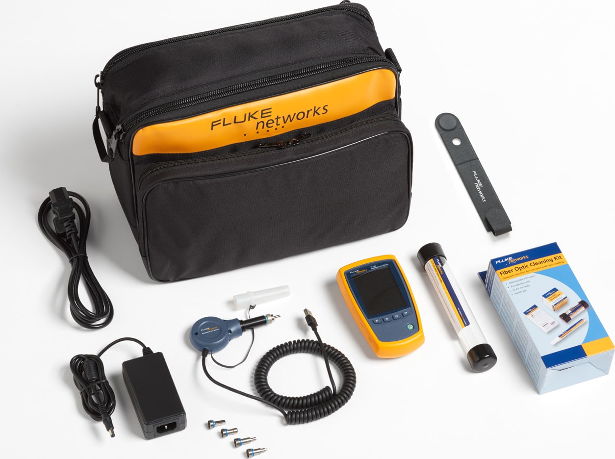 Fluke Networks FI-525 FiberInspector Micro with Cleaning Supplies