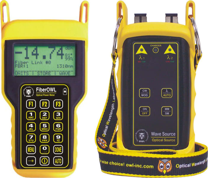 OWL KIT-FO4B-WS-MDVFC - Fiber OWL 4 BOLT / WaveSource MM Auto-test kit