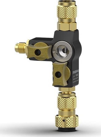 Fieldpiece VC2G - 1/4-Inch Valve Core Removal Tool with Sight Glass (Dual Valve)
