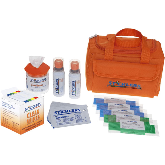 Sticklers MCC-FK03 - Standard Fiber Optic Cleaning Kit (800+ Cleanings)