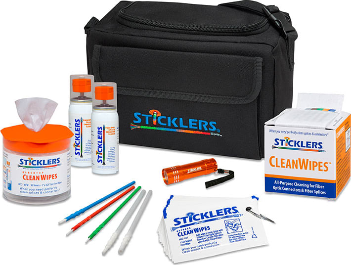 Sticklers MCC-FK05 - Military Fiber Optic Cleaning Kit (800+ Cleanings)
