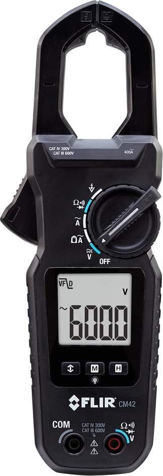 FLIR CM42-NIST True RMS AC/DC Clamp Meter with NIST