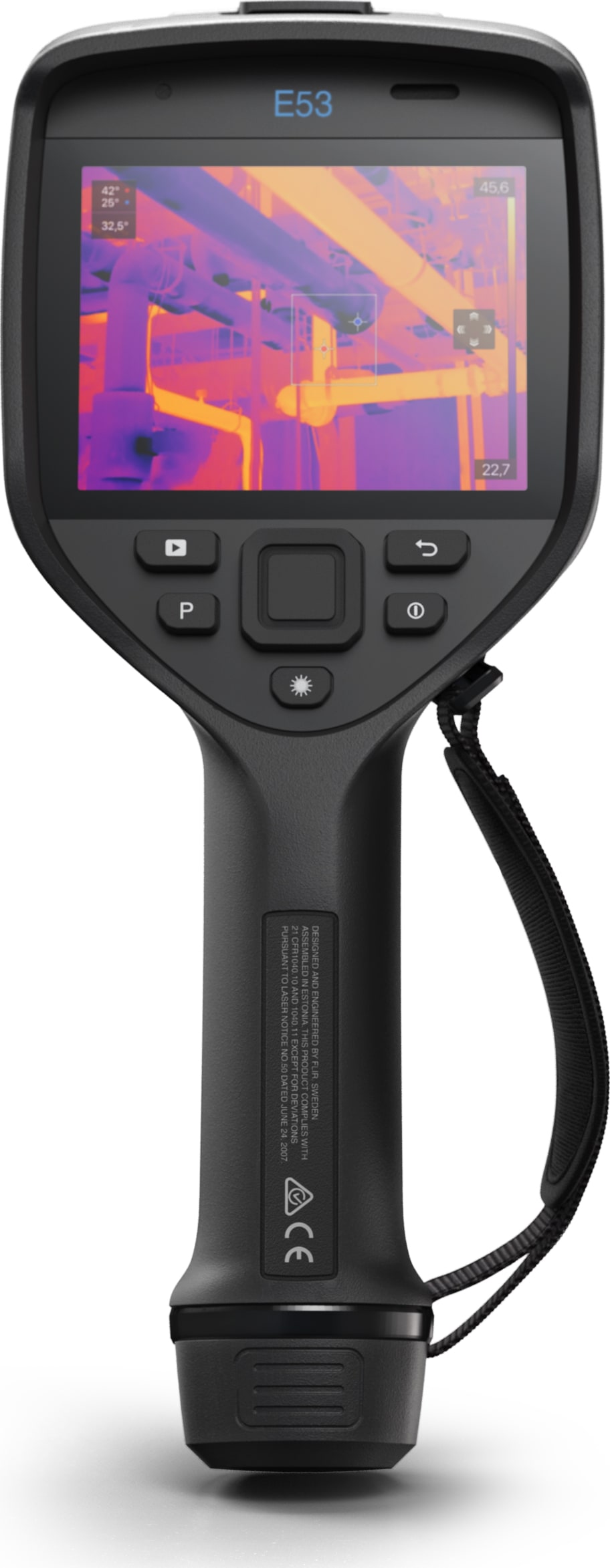 FLIR E53 Advanced Thermal Camera 240x180 with MSX 24 deg