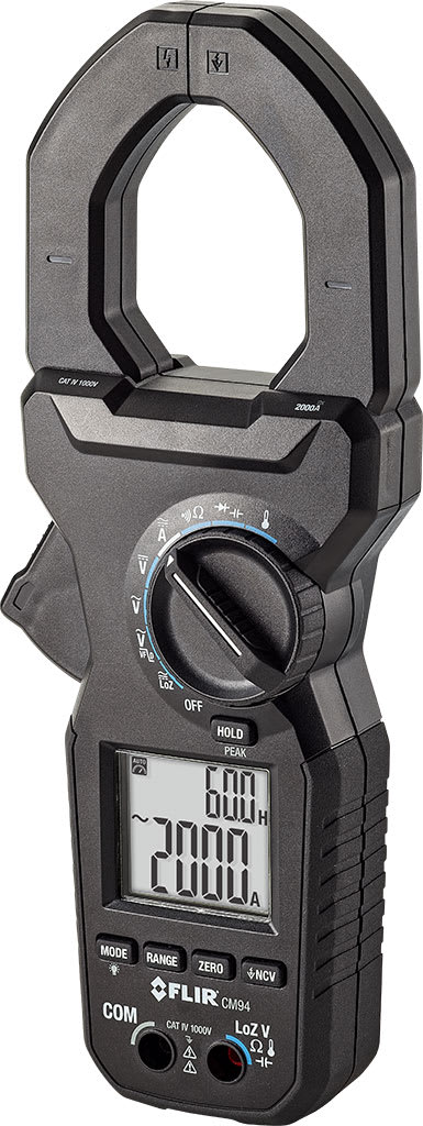 FLIR CM94 – 2000A AC/DC Utility Clamp Meter