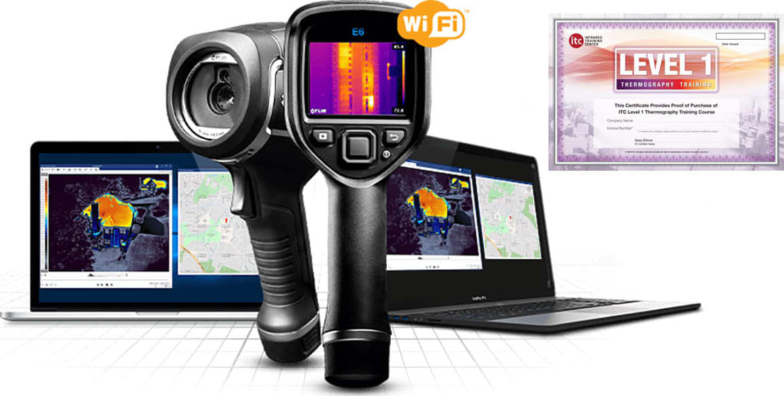 FLIR E6 Total Package Infrared Camera with Extended Temperature Range