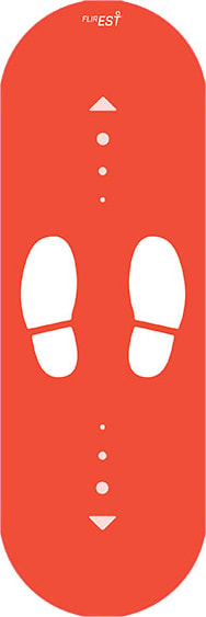 FLIR T131180 - Screening Station Floor Stickers