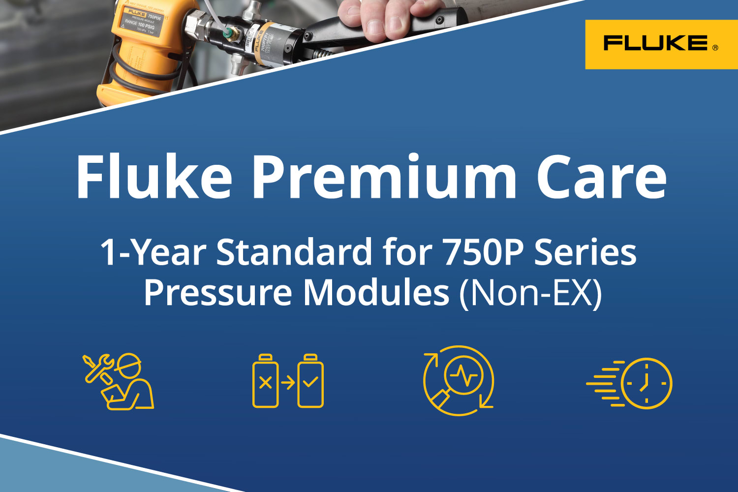 Fluke FPC1S-FLUKE-750PM-1 - Fluke Premium Care Standard Plan for 750P Modules-Non EX (1 Year)