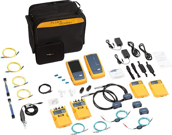 Fluke Networks DSX2-5000QI 1 GHz DSX Cable Analyzer with Quad OLTS, Inspection Camera and Wi-Fi