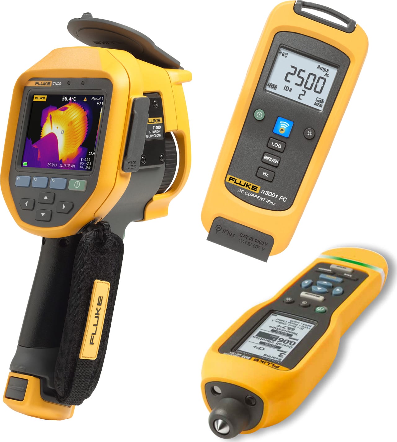 Fluke TI400 60HZ/FCB TI400 Thermal Imager with A3001FC, 805 Meter