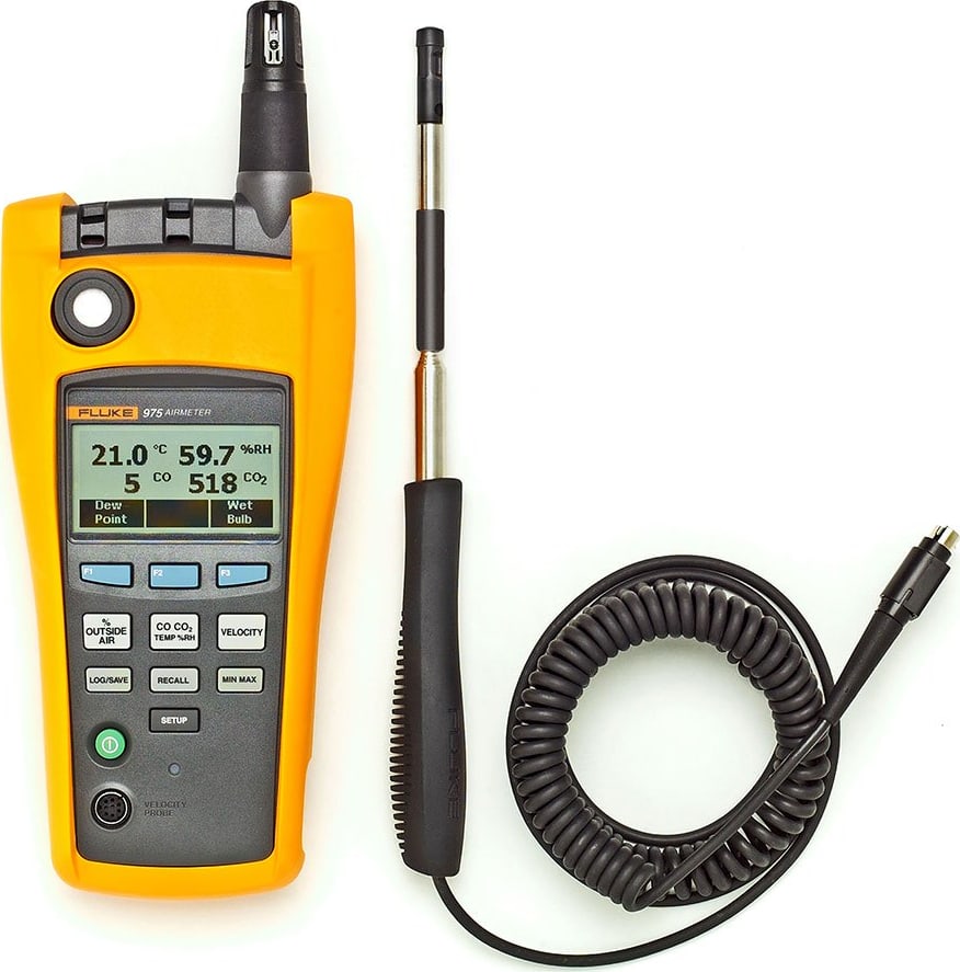 Fluke 975V Air Meter with Velocity Probe