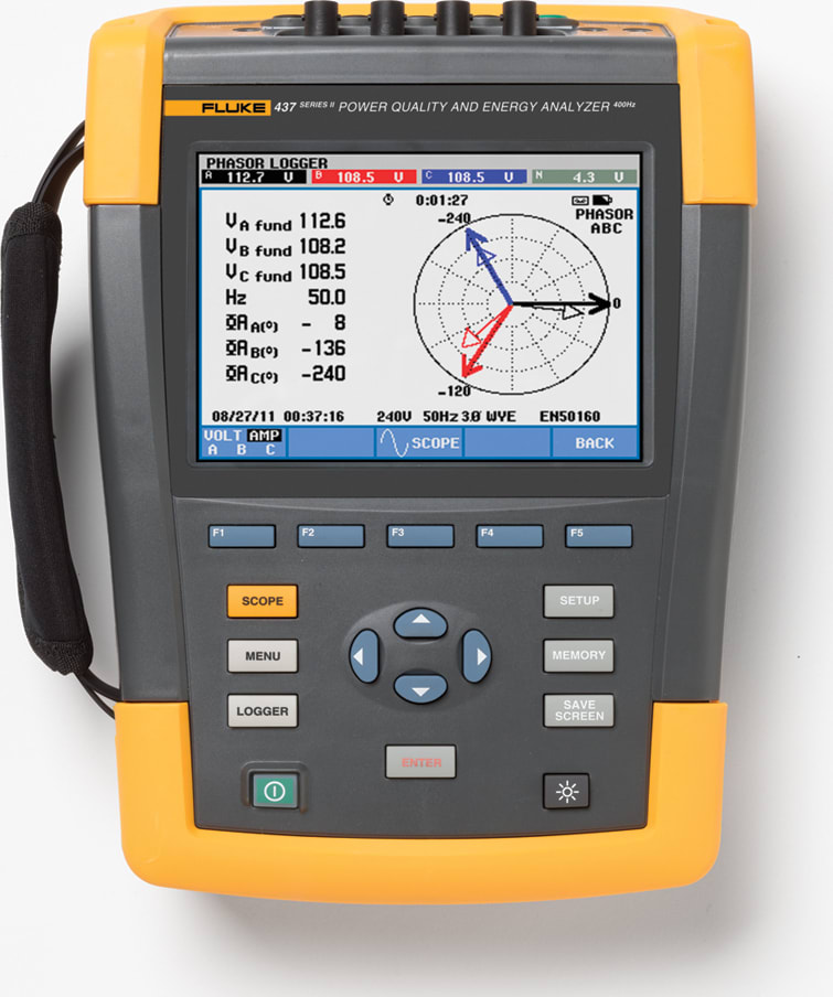 Fluke FLUKE-437-II/BASIC Power Quality Analyzer without Clamps
