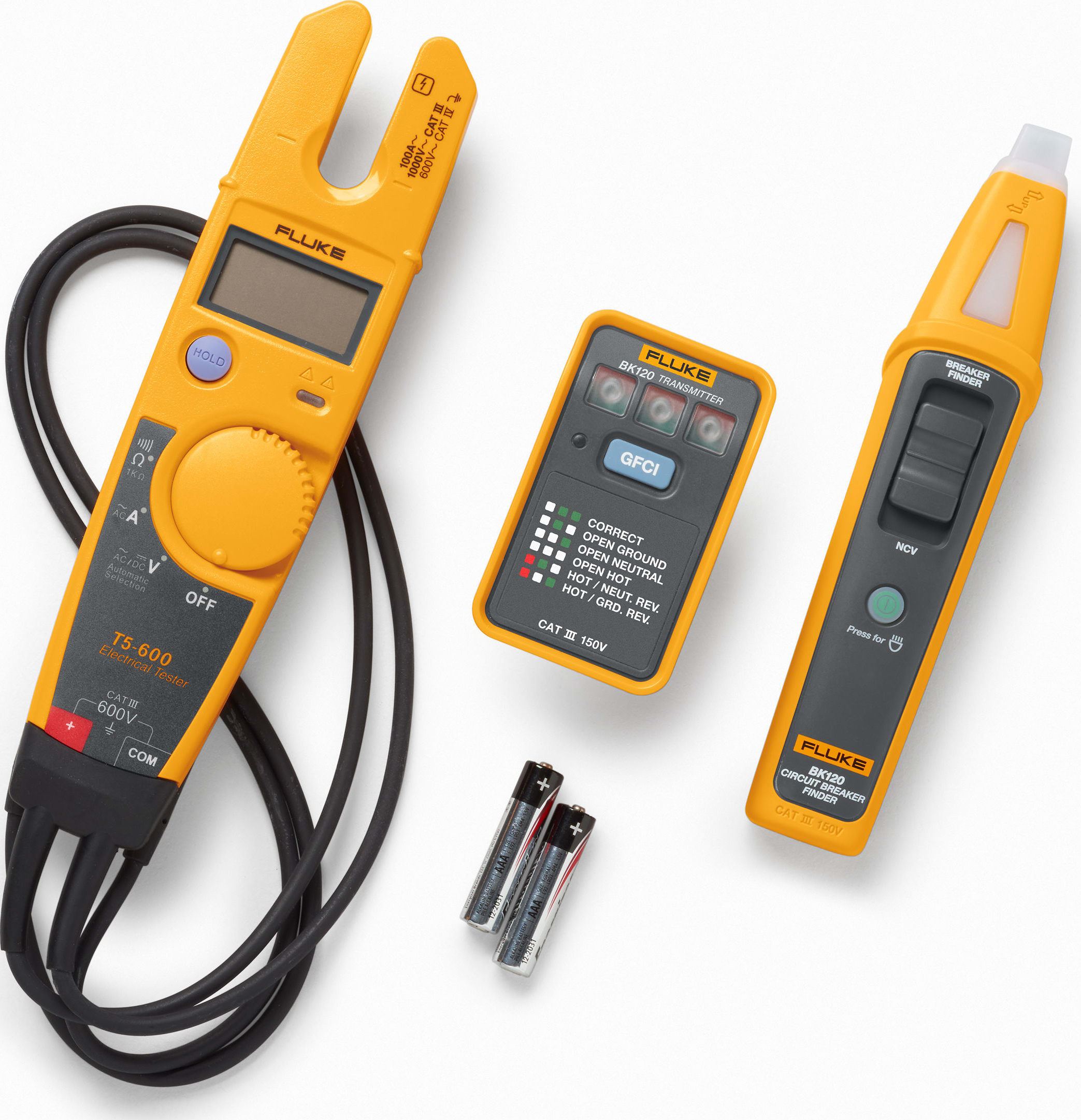 Fluke BK120-T5-600 - BK120 Smart Trace Breaker Finder with T5-600 Electrical Tester