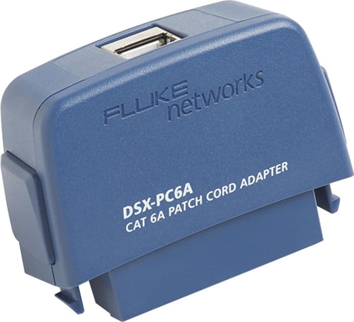 Fluke Networks DSX-PC6A Single Patch Cord Adapter for Cat 6A Modular Plug Terminated Links