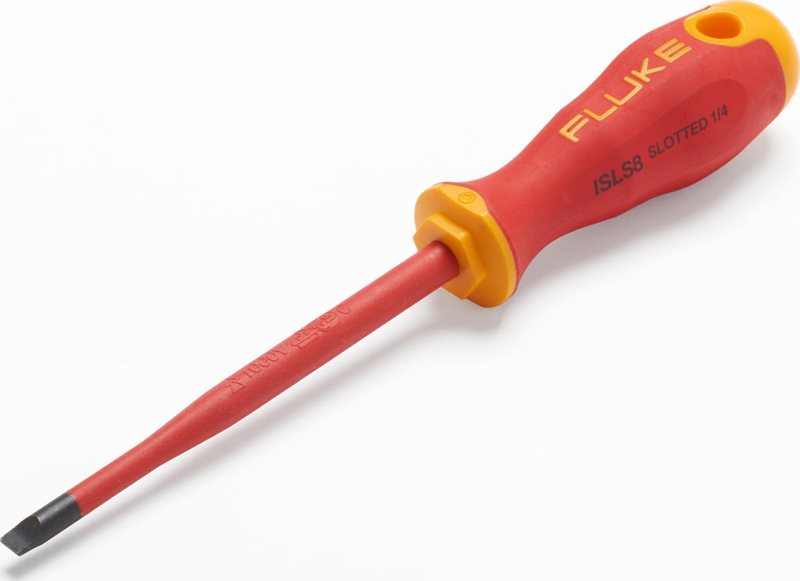 Fluke ISLS8 Insulated Slotted Screwdriver
