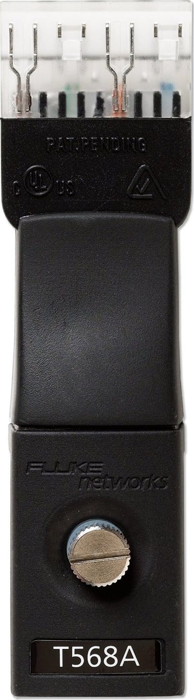 Fluke Networks DSP-PM16A Personality Module, LEVITON, 110 Adapter (T568A)