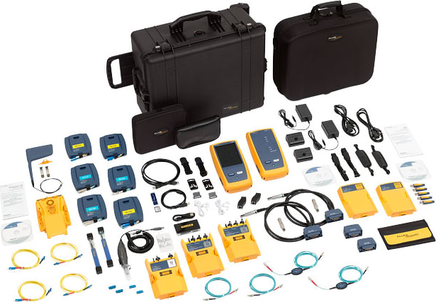 Fluke Networks DSX-5000NTB 120 Kit with OLTS, OTDR Quad, OneTouch AT 3000