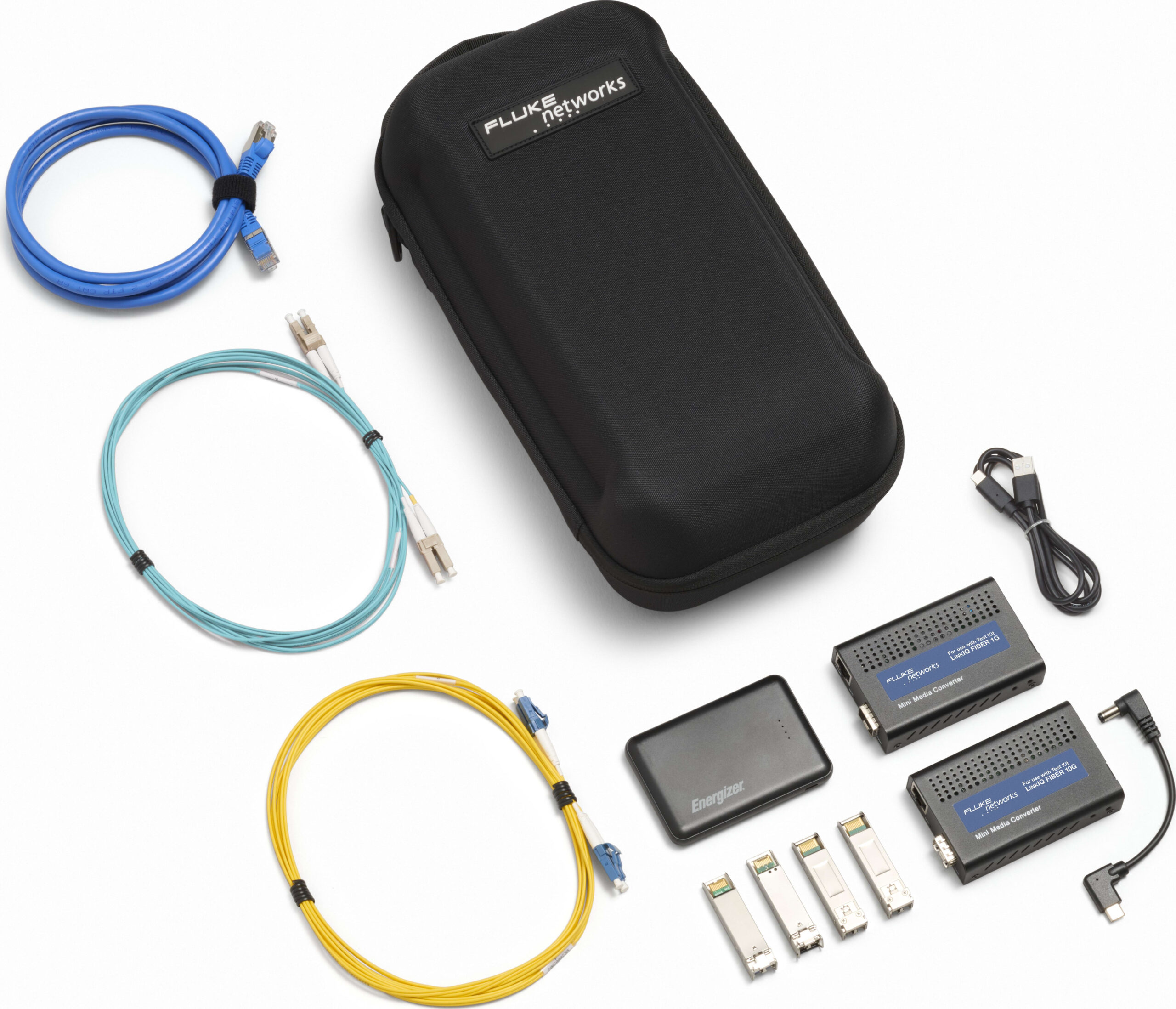 Fluke Networks FMC-10G - Fiber Media Converter Kit (1 and 10GB/s)