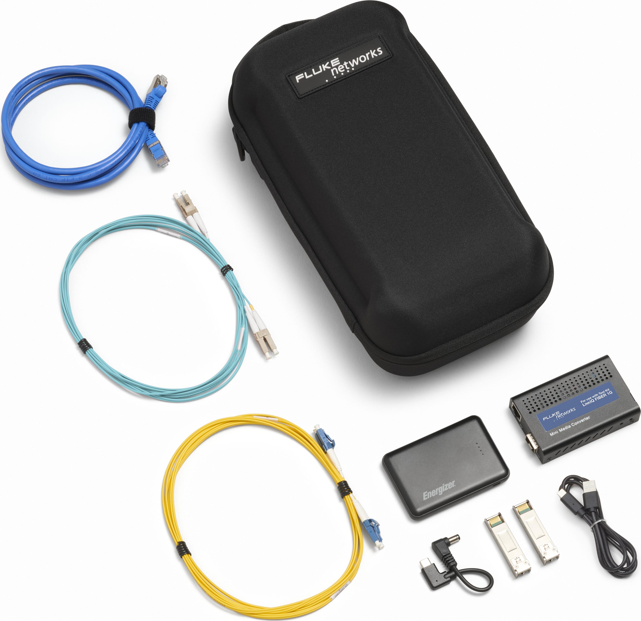 Fluke Networks FMC-1G - Fiber Media Converter Kit (1GB/s)