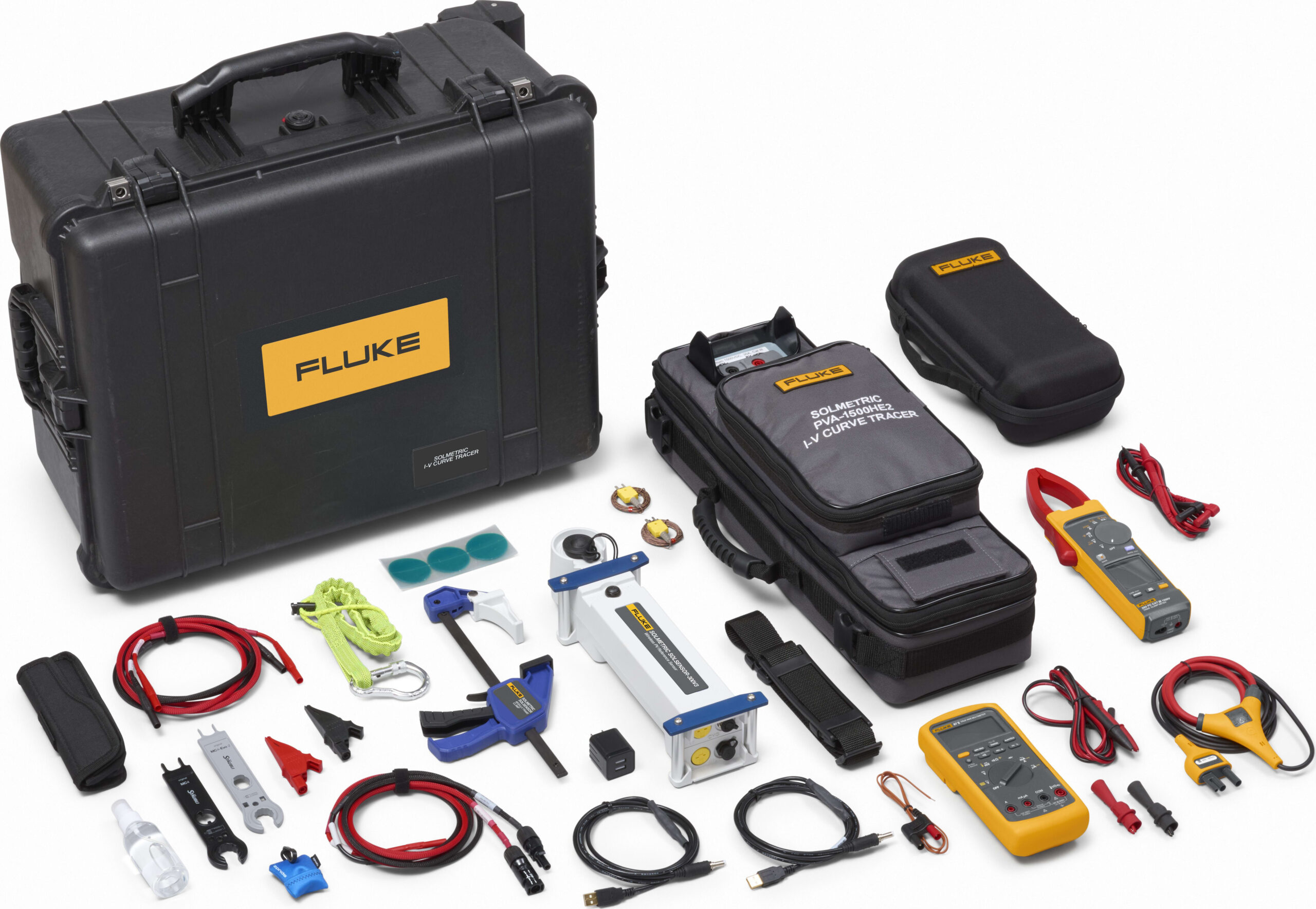 Fluke SOL-DMM87V-KIT - Solmetric PV Analyzer High Efficiency Curve Tracer DMM and Clamp Kit