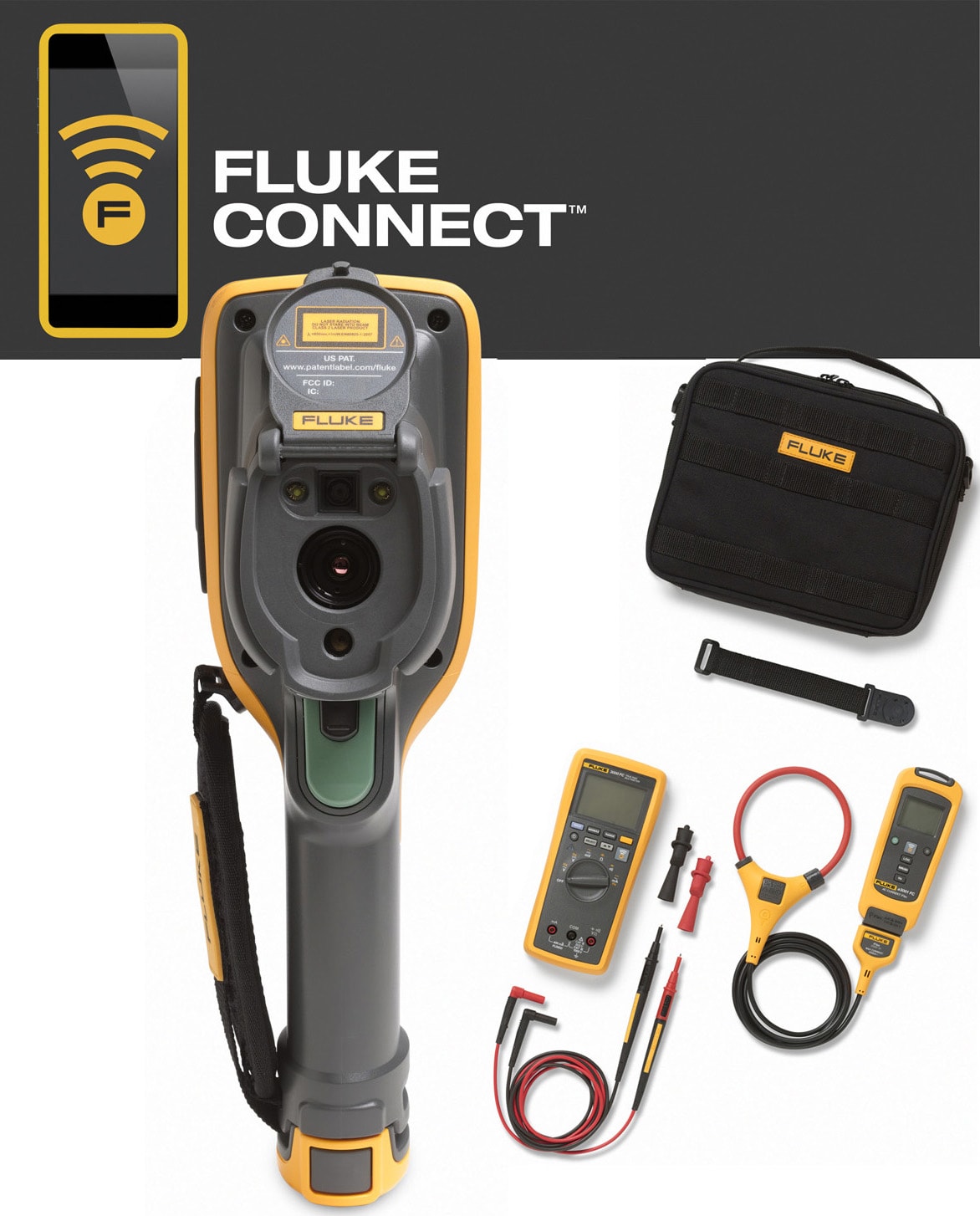 Fluke TI105/FCA TI105 IR Cam with DMM A3001 FC iFlex Kit