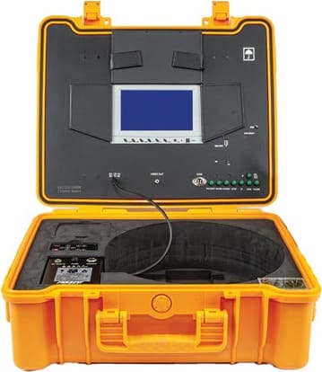 Forbest CTRSTA-3188DN - Waterproof Control Station with 7-Inch LCD, Orange