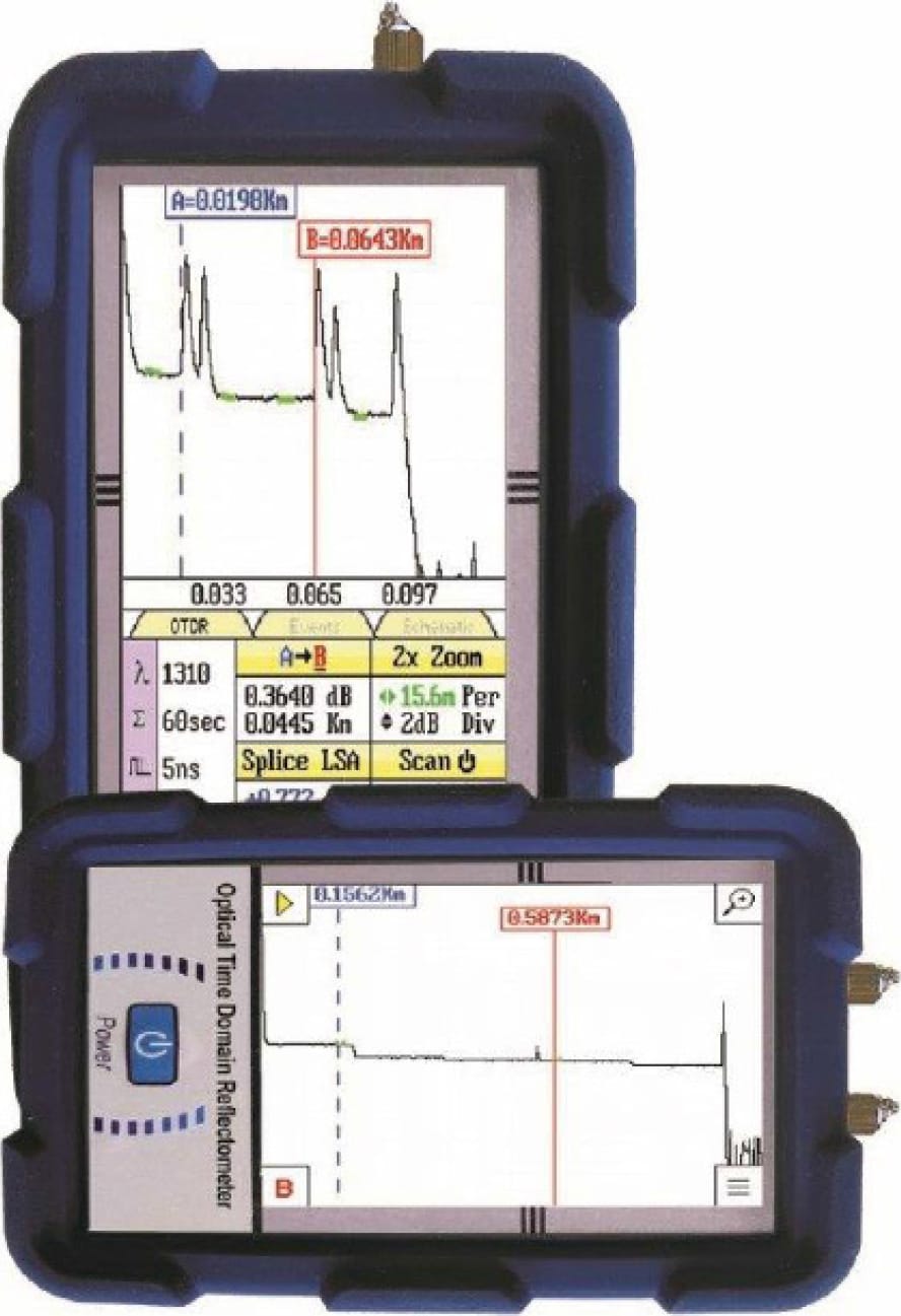 Terahertz FTE-7100-PON-1650 - 1310/1550nm and 1650nm Active PON MICROTDR, 37/37/35dB with Video Scope Capability (Probe Sold Separately)