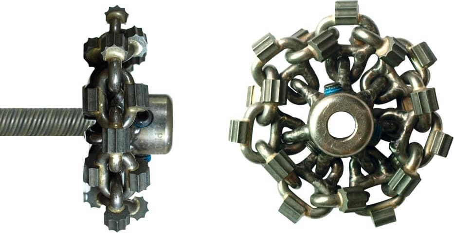 General Pipe Cleaners FR-3TAZ - 3-in Circular Carbide-Tipped Chain