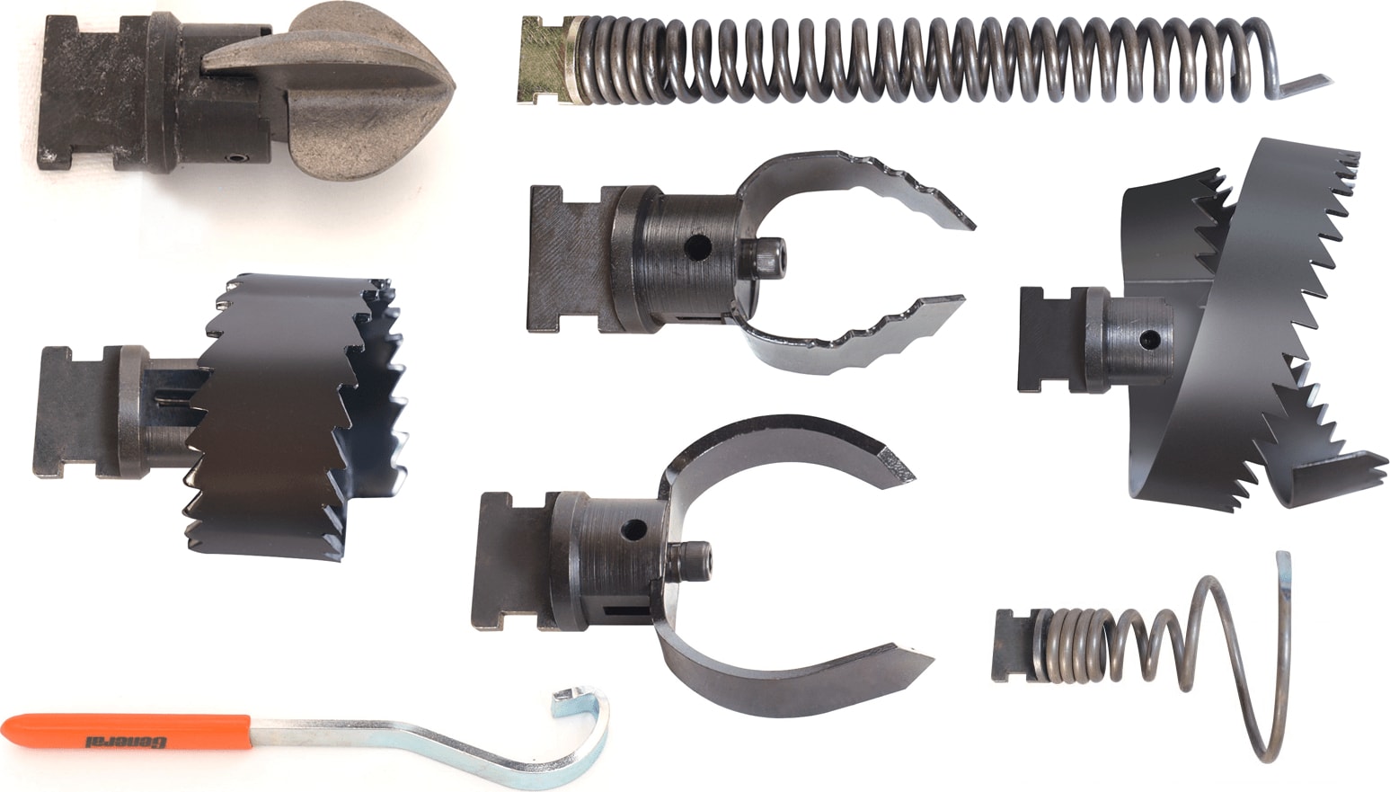 General Pipe Cleaners RDCS-G - Cutter Set (Includes G-SHD, G-HA, G-2UC, G-3HDSC, G-3HDB, G-4RSB, G-RTR-2, G-CW)
