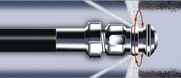 General Pipe Cleaners JN-RB-15 - Deluxe Rotary Nozzle for JM-2512 Typhoon (1/2-in)