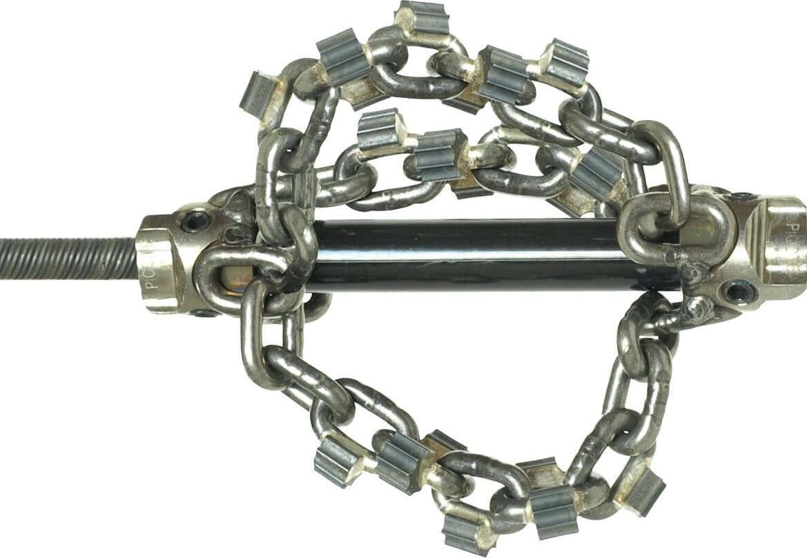 General Pipe Cleaners FR-3-4HDCK - 3-in - 4-in Heavy-Duty Carbide-Tipped Chain Cutter (Triple Chain)