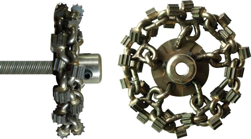 General Pipe Cleaners FR-4TAZ - 4-in Circular Carbide-Tipped Chain